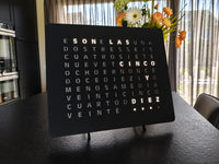 Wordclock Spanish